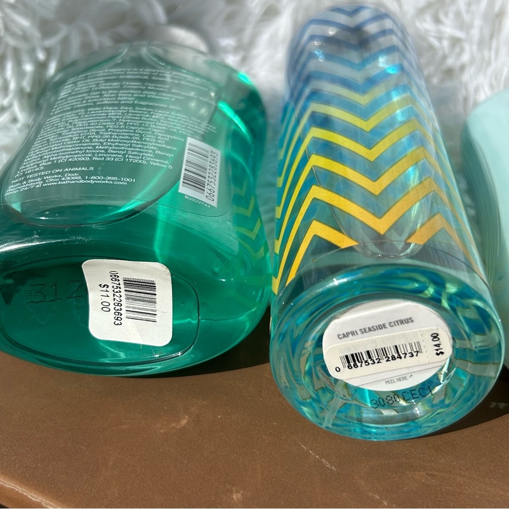 Bath & Body Works Capri Seaside Citrus Full Size Three Item Set NEW Discontinued - Picture 14 of 15